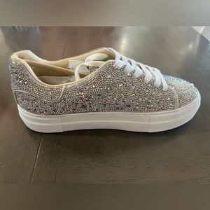 Betsey Jonshon bedazzled sneakers